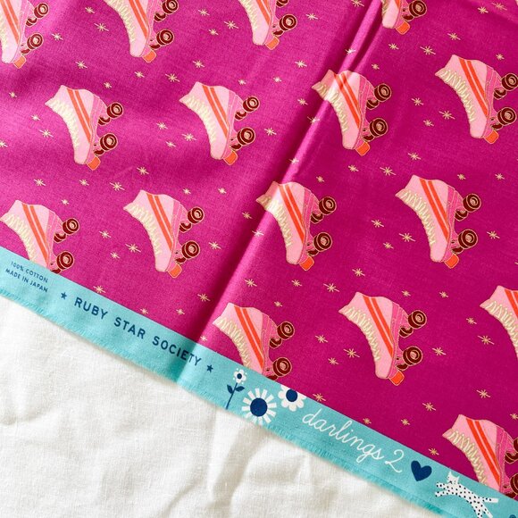 Ruby Star Society - Darlings 2 - Rollerskates - Berry - Fabric - Picture 4 of 4
